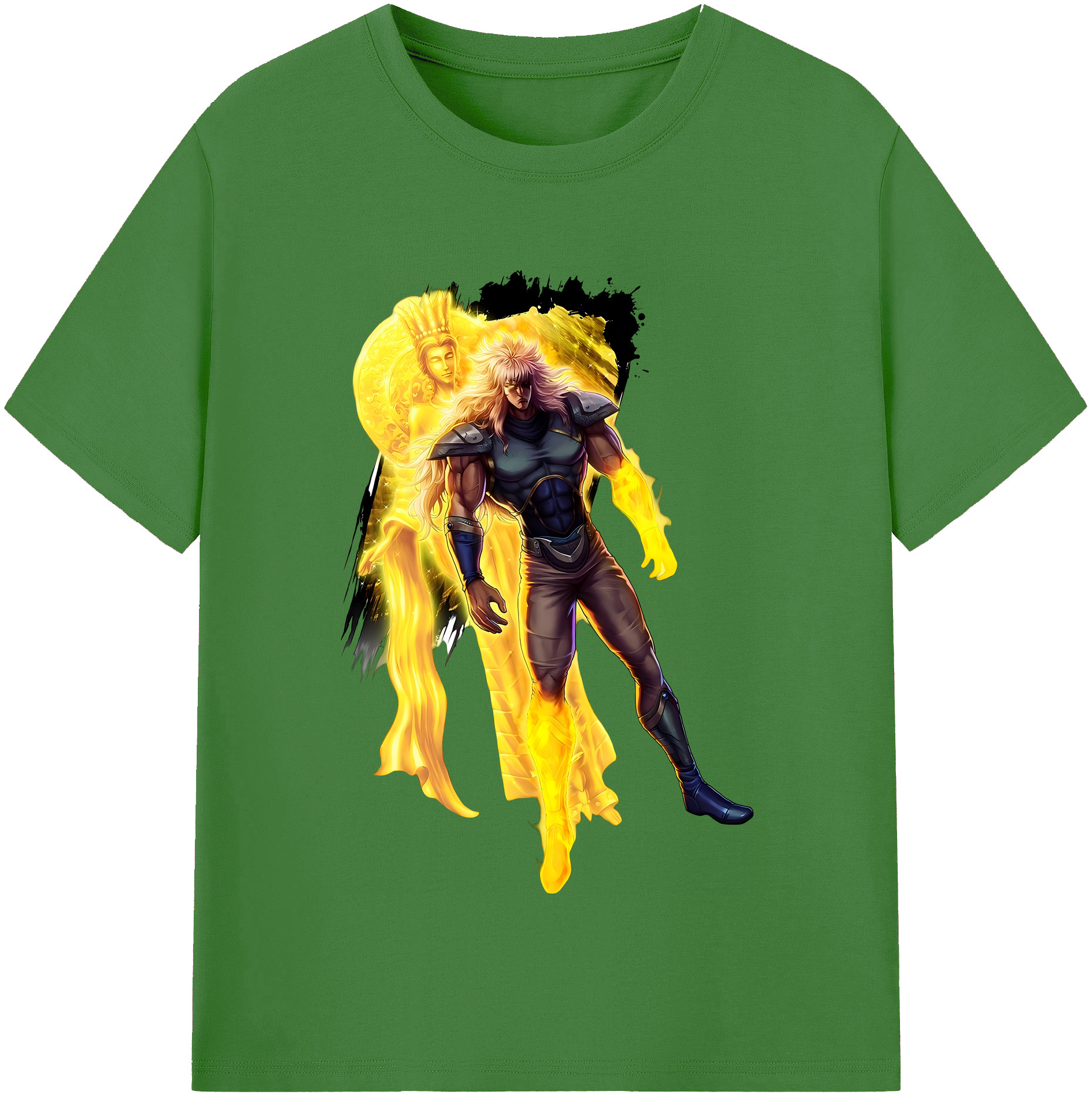 （画像用） 北斗の拳 Fist of the North Star レディースカジュアルプリントTシャツ（綿100％）